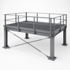 Custom Industrial Steel Platform Structure for Factories and Warehouses