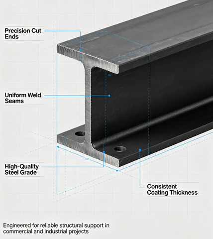 Steel Columns | Custom Structural Steel Support Columns for Building Construction