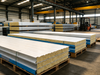 Insulated Metal Panel System Rock Wool Sandwich Panels for Steel Building Roof & Wall Systems