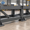 Complete custom structural steel support frame for industrial equipment installation