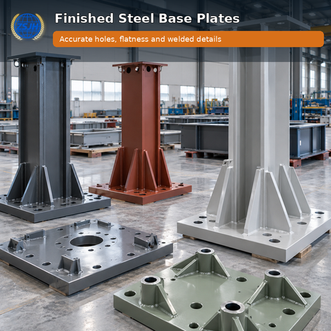 Custom Steel Base Plates
