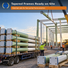 Custom Tapered Steel Columns