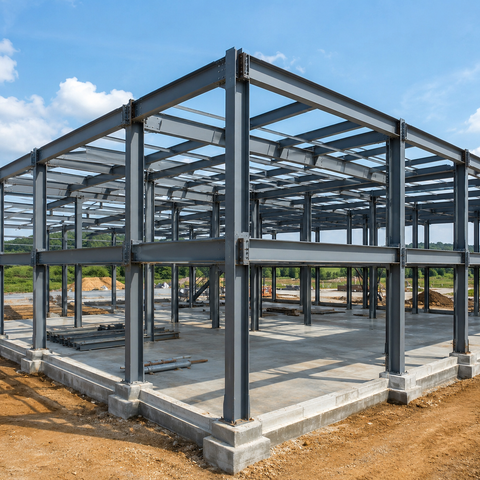 Precision-Fabricated H-Shaped Steel Beams & Columns for Load-Bearing Steel Frames