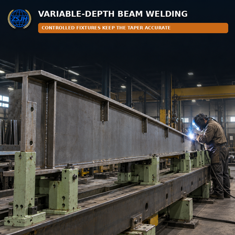 Custom Tapered Steel Beams